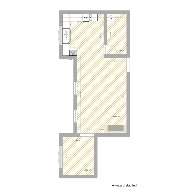 saurat. Plan de 