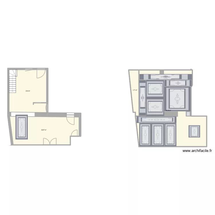 Bccaria 2. Plan de 4 Pièces et 116 m²