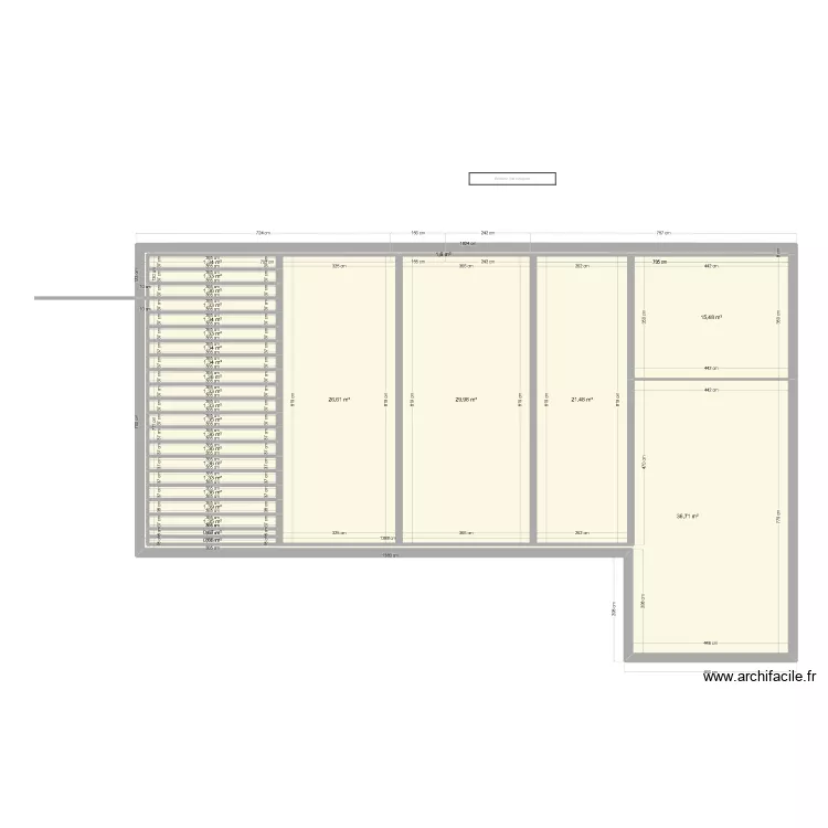 CHALET_ARFEUILLE_COMBLES. Plan de 