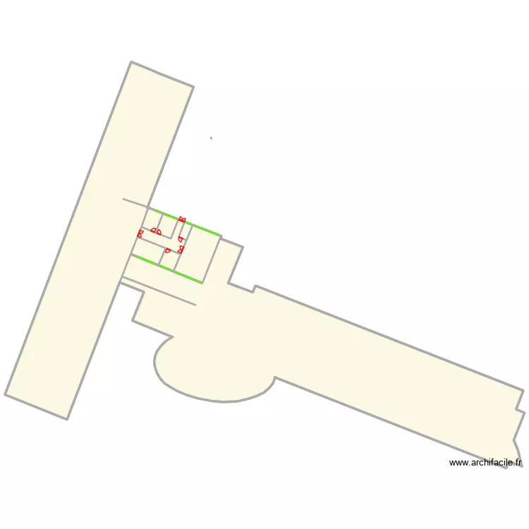 C7A et B. Plan de 4  et 2923 m²