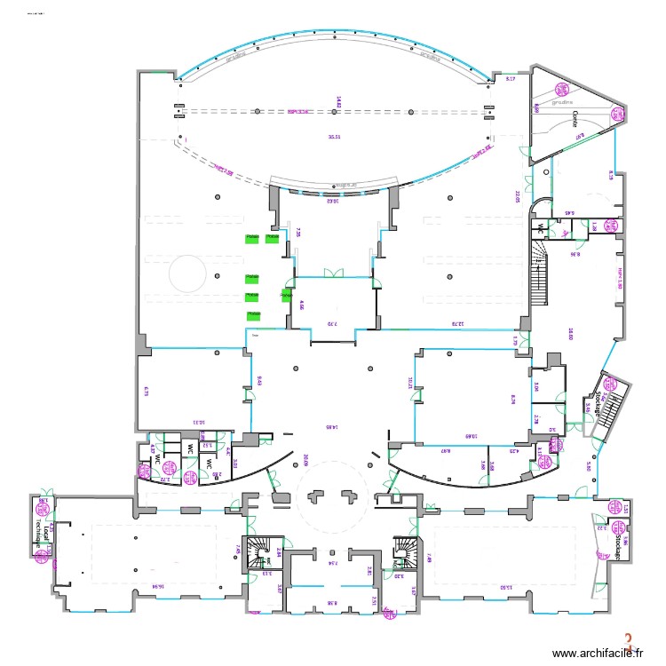 Section adulte V1. Plan de 0 pièce et 0 m2