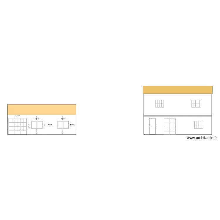 PLAN DE COUPE FACADE. Plan de PLAN DE COUPE FACADE. Plan de