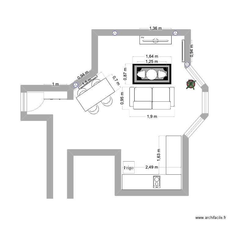 Appart 2. Plan de 0 pièce et 0 m2