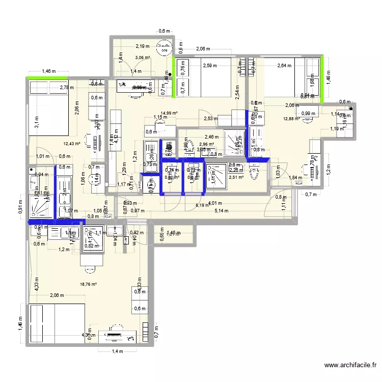 RICHELIEU2 VFF Peinture. Plan de RICHELIEU2 VFF Peinture. Plan de