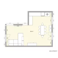 amenagement salon cuisine