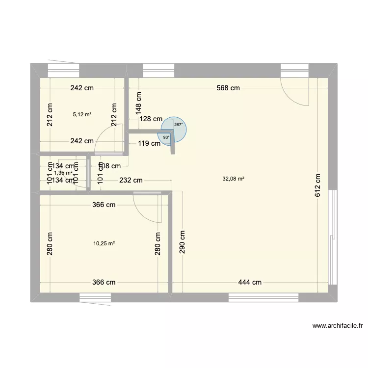 Hachimette. Plan de 
