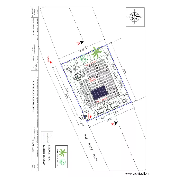 PLAN DE MASSE. Plan de 