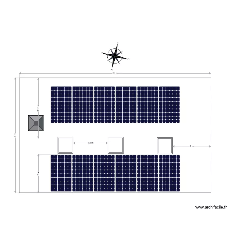 MAISON WILLIAMS. Plan de 