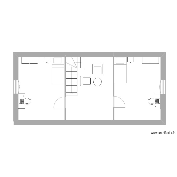 MAISON AJ PRO R+1. Plan de 0 pièce et 0 m2