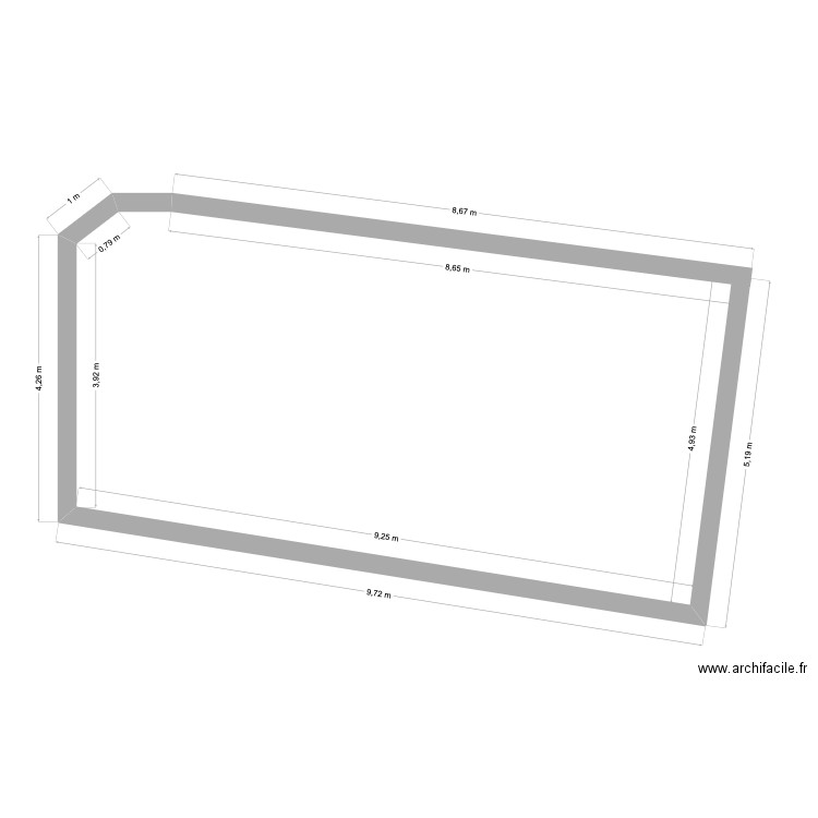 salon 1. Plan de 0 pièce et 0 m2