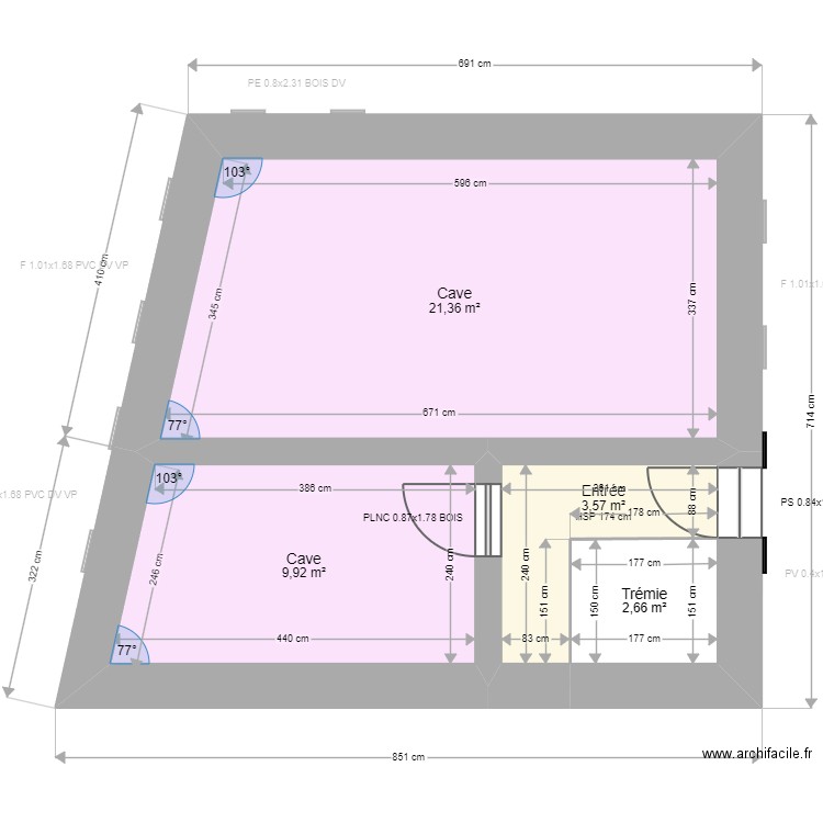 ML24007067. Plan de 10 pièces et 159 m2