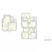 Cottage layout with bath on to floor and shower on middle floor v2