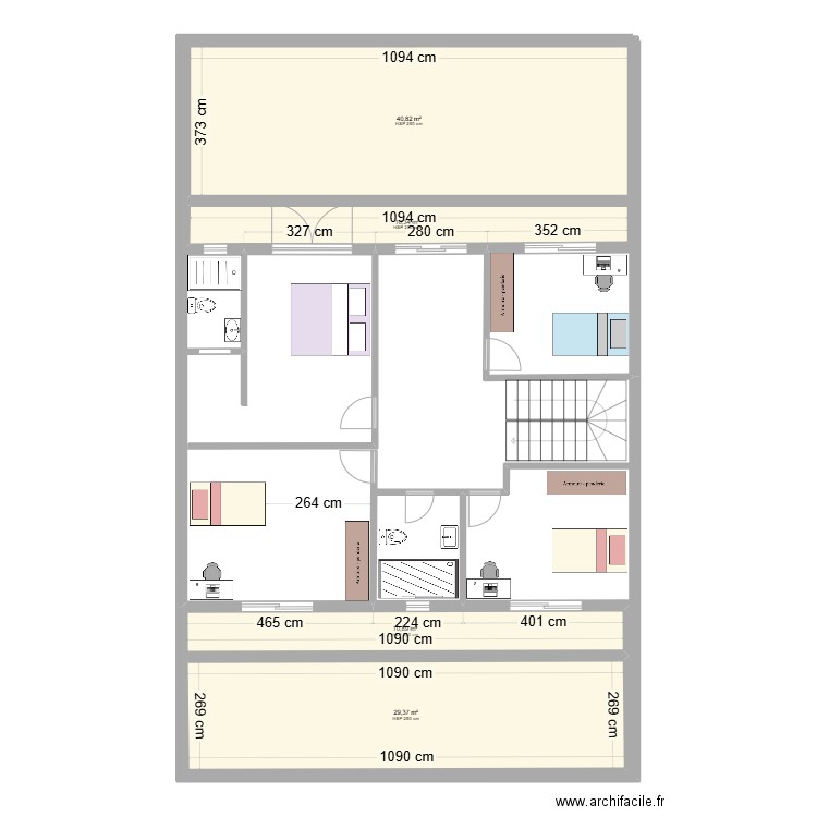 1 etage. Plan de 0 pièce et 0 m2