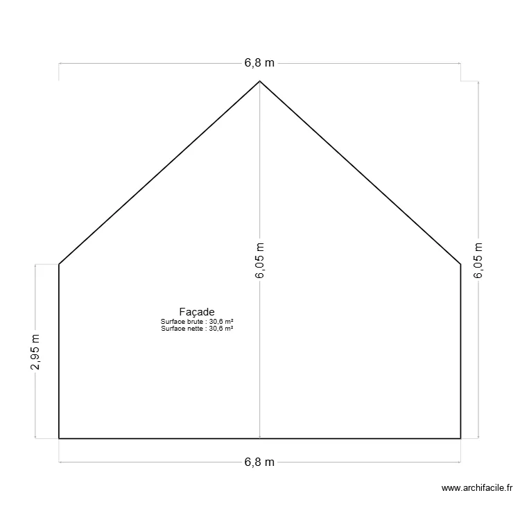 RANCE COUPE PIGNON. Plan de 