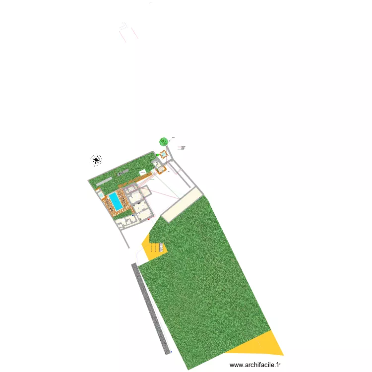 Matrice cadastrale 1. Plan de 50 pièces et 1316 m²