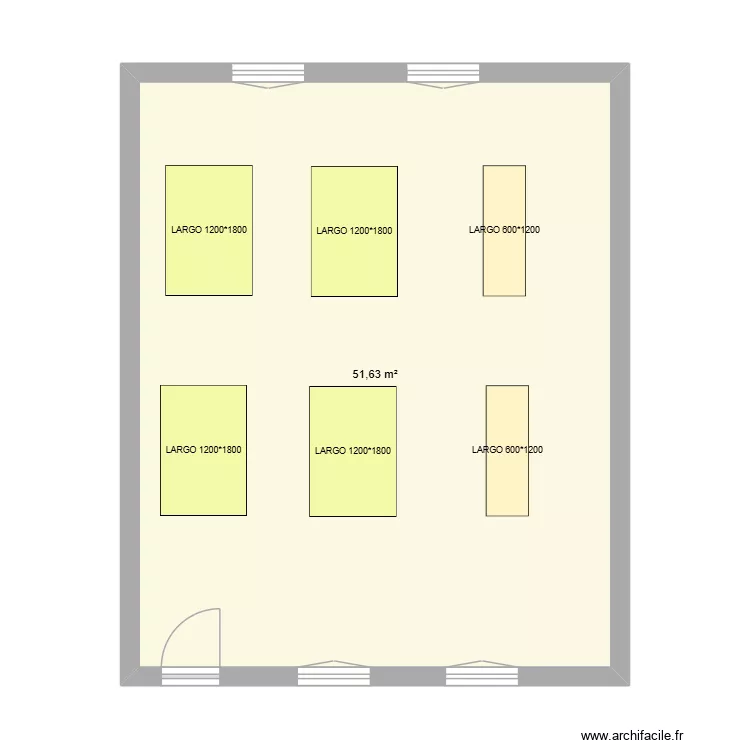 SALLE DE FORMATION DE MUSIQUE SALLE 2. Plan de 