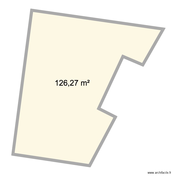 Damremont. Plan de 3 pièces et 379 m2