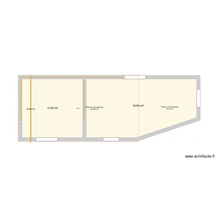 atelier 1. Plan de 0 pièce et 0 m2