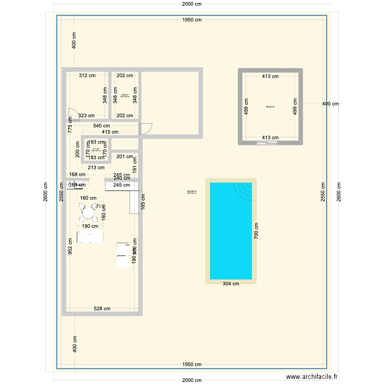 GHAZOUA 2. Plan de 5 pièces et 604 m2