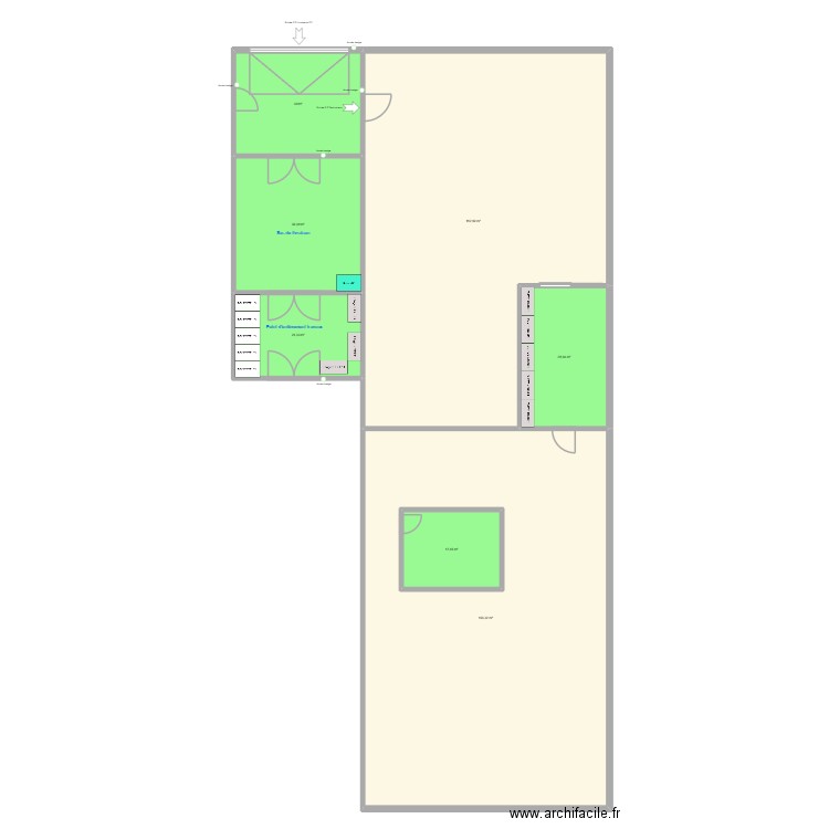 SP MONS. Plan de 7 pièces et 535 m2