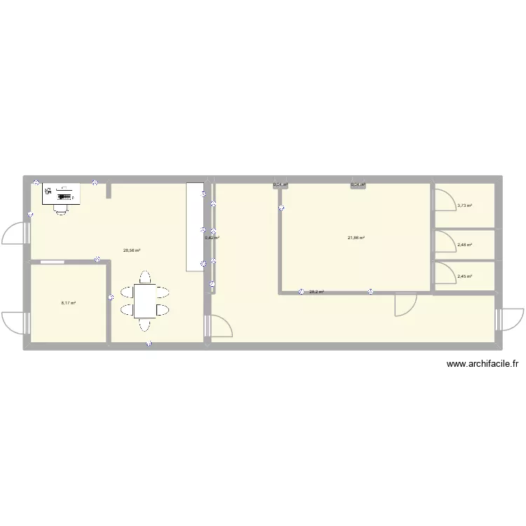 Soudeurs. Plan de 10  et 96 m²