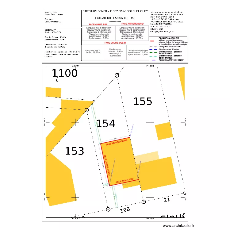 DP002  GIRARD. Plan de 