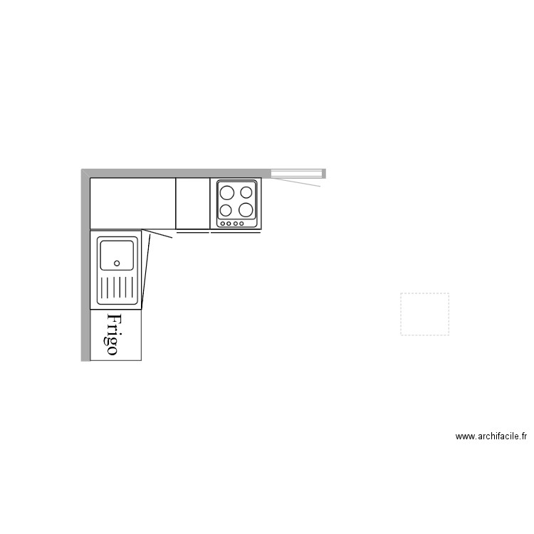 CUISINE HENON. Plan de 0 pièce et 0 m2