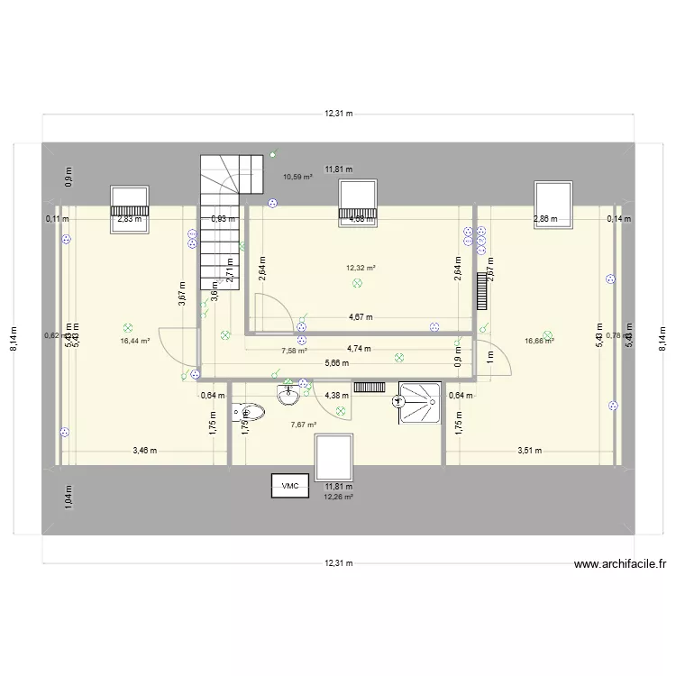renovation lucie et bryce. Plan de 