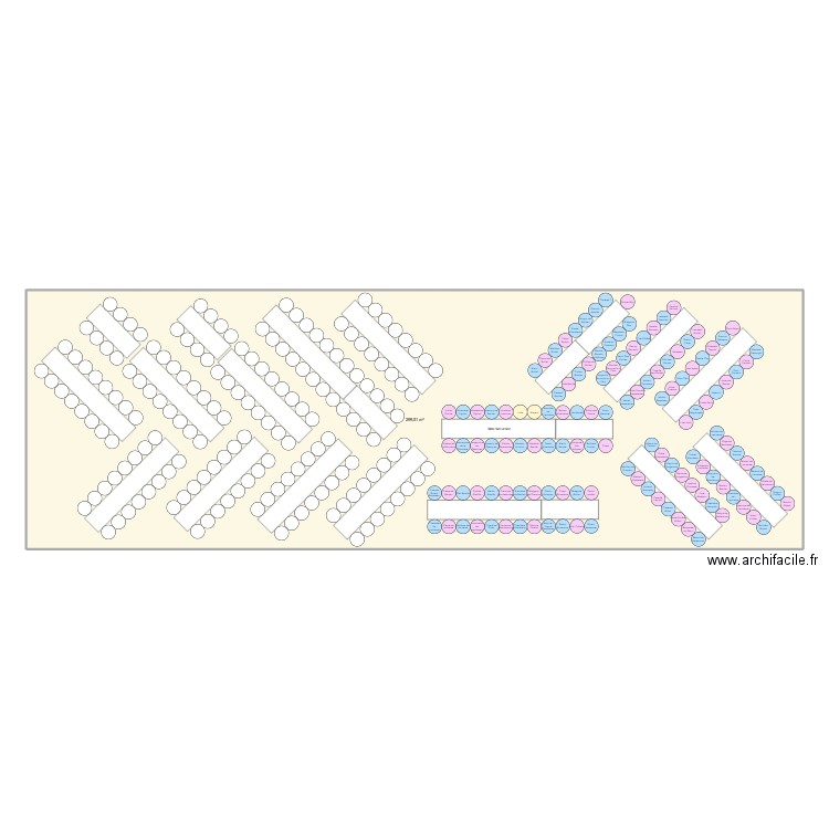 mariage. Plan de 1 pièce et 300 m2