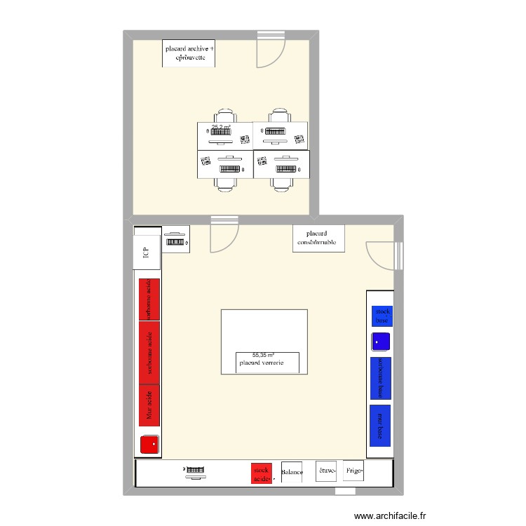 labo V1. Plan de 0 pièce et 0 m2