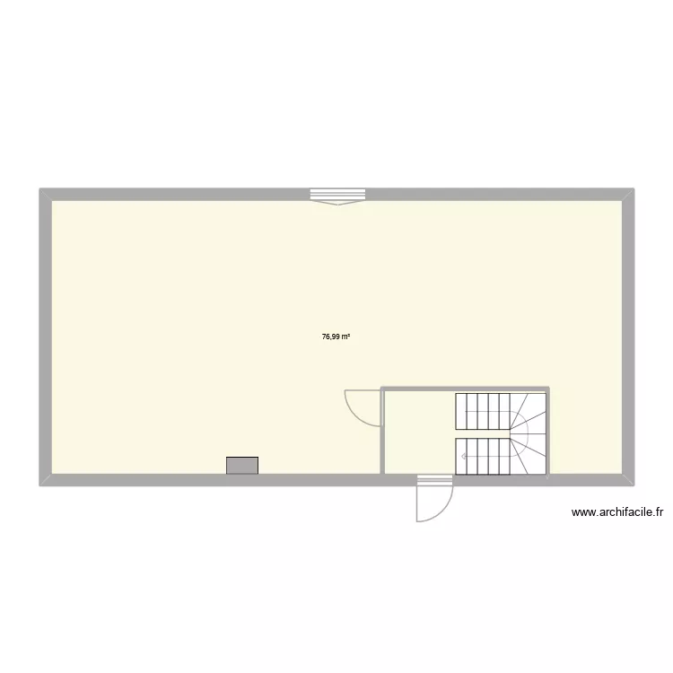 gite 1 etage. Plan de 1 et 77 m² gite 1 etage. Plan de 1 et 77 m²