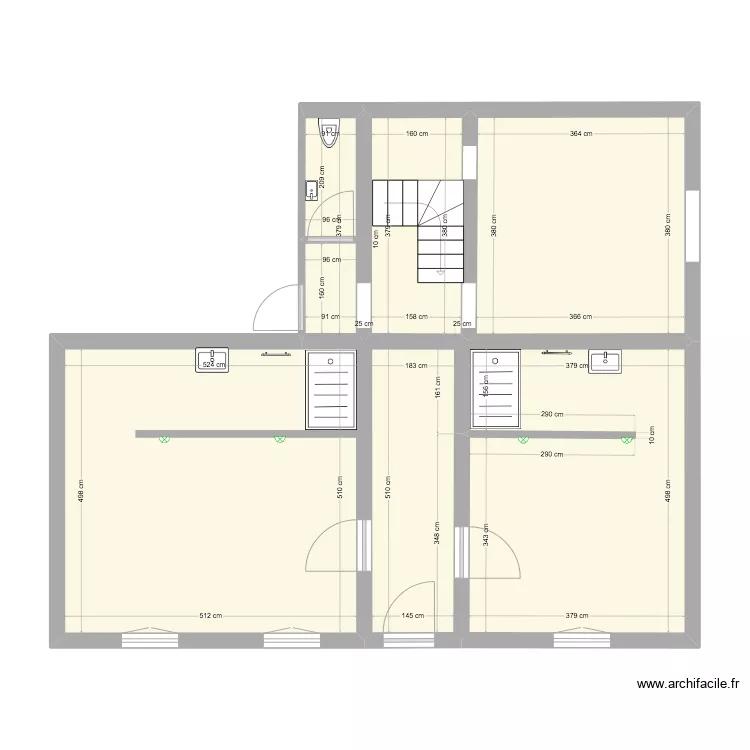 Chambres RDC. Plan de Chambres RDC. Plan de