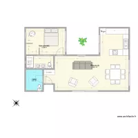 Maison T2 avec patio