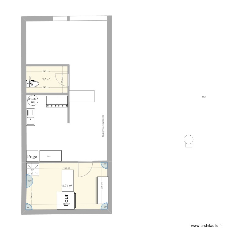 pizzeria3. Plan de 0 pièce et 0 m2