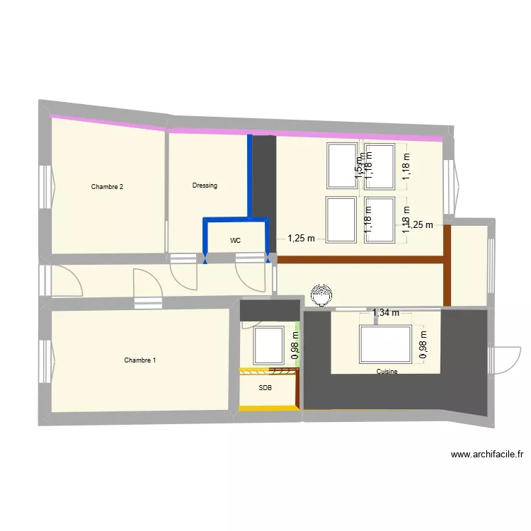 Last Plan VF plafond + velux version verri&egrave;re *4. Plan de 