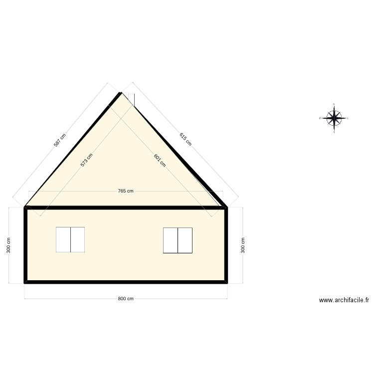 vue cote. Plan de 0 pièce et 0 m2