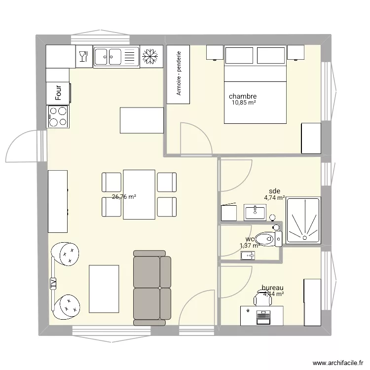 gc1. Plan de 5 et 48 m² gc1. Plan de 5 et 48 m²