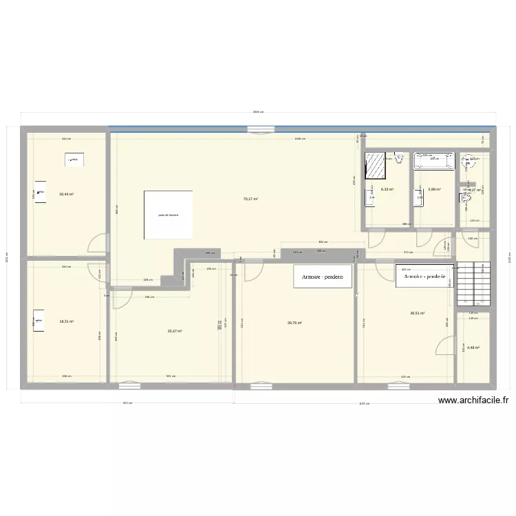 Platane R+2 new v5. Plan de 