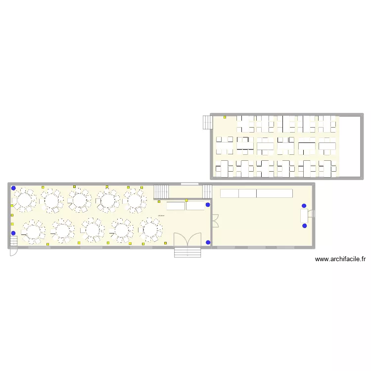 L'orangerie. Plan de 
