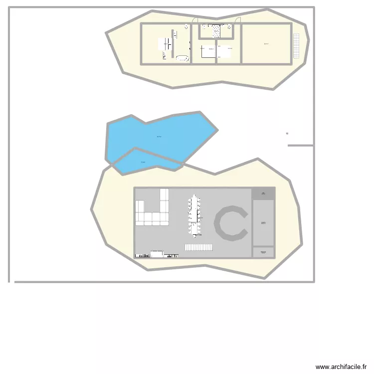 Villa AGUA 1er &eacute;tage V4. Plan de 