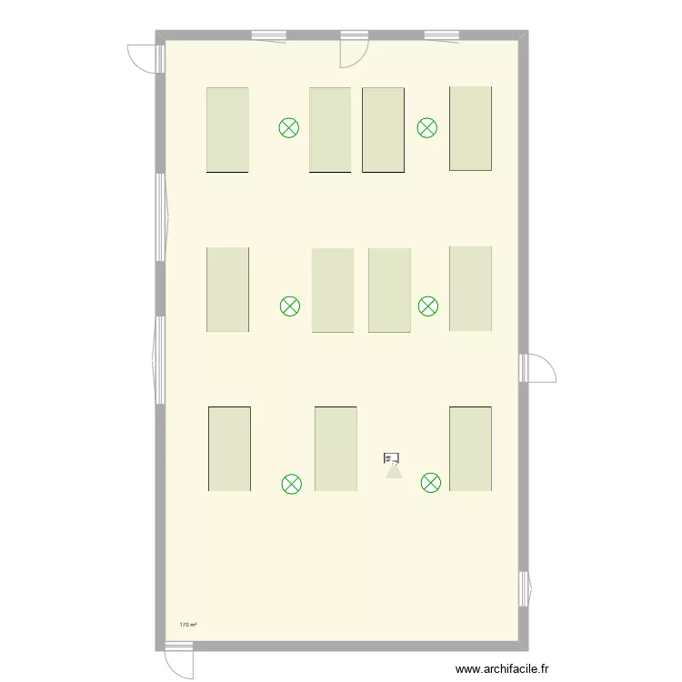 SALLE AUDIO - SAINT FERDINAND. Plan de 