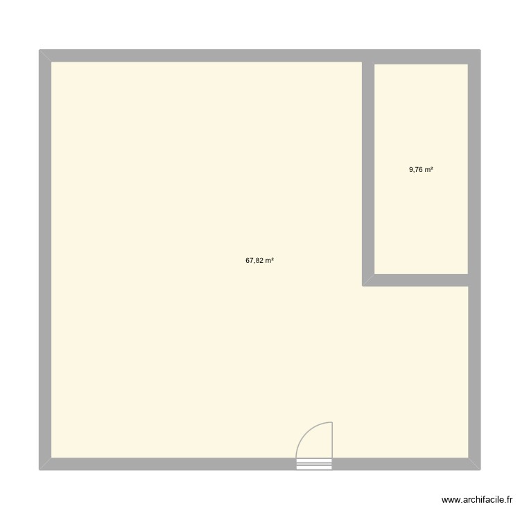 Bureau. Plan de 0 pièce et 0 m2 Bureau. Plan de 0 pièce et 0 m2