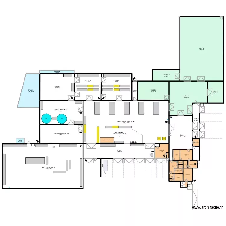 base plan phylae 2026 (camera). Plan de 35 Pièces et 3826 m² base plan phylae 2026 (camera). Plan de 35 Pièces et 3826 m²