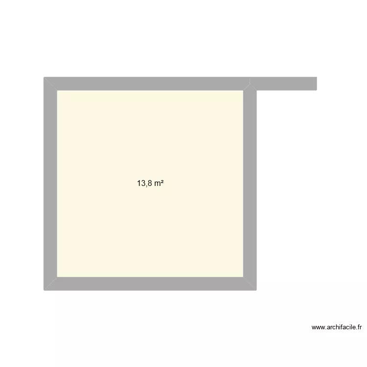 aaa. Plan de 1  et 14 m²