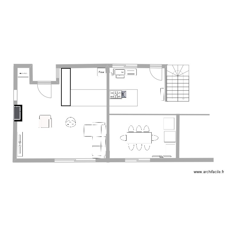 Extension. Plan de 0 pièce et 0 m2