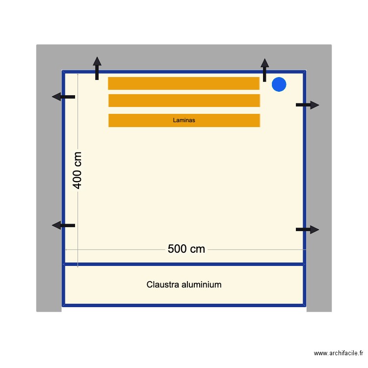miguel ferreira . Plan de 2 pièces et 23 m2