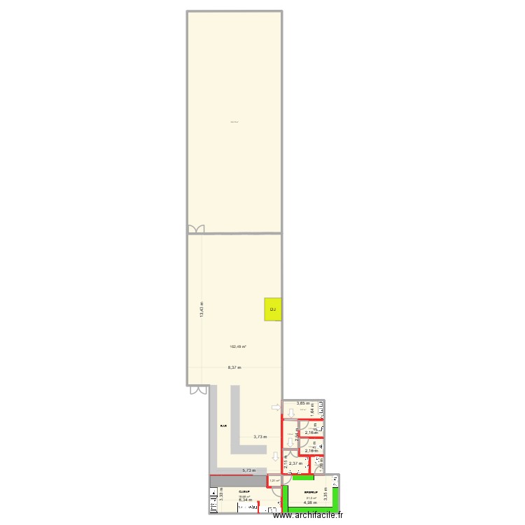 BENETI 2.2. Plan de 10 pièces et 387 m2