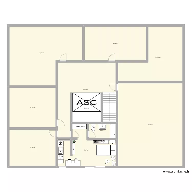 coco maison. Plan de 