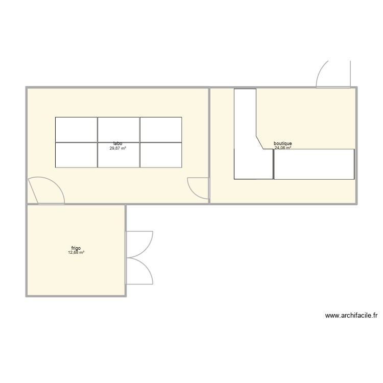 boucherie chef d\'oeuvre. Plan de 0 pièce et 0 m2