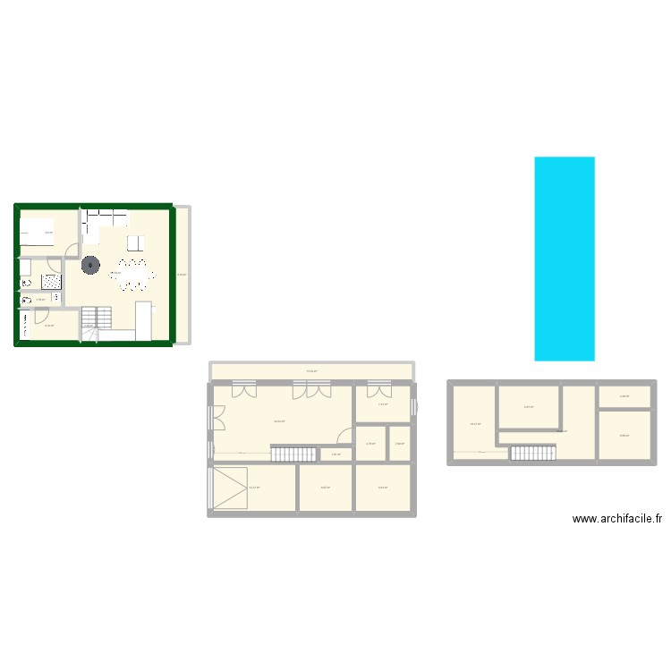 Cambremer. Plan de 20 pièces et 209 m2